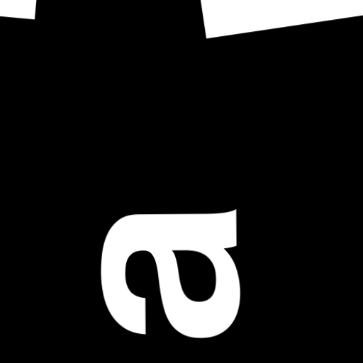 Happitec logo: jumbled letters spelling 'Happitec' arranged by physics simulation. Seed: 644255690. White letters on black background, 512x512 px.